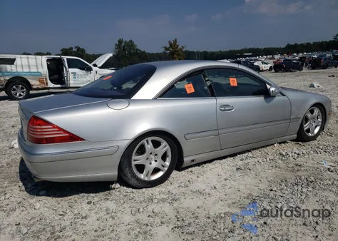 2004 Mercedes-Benz Cl 500 from USA, damaged, VIN WDBPJ75J84A040153